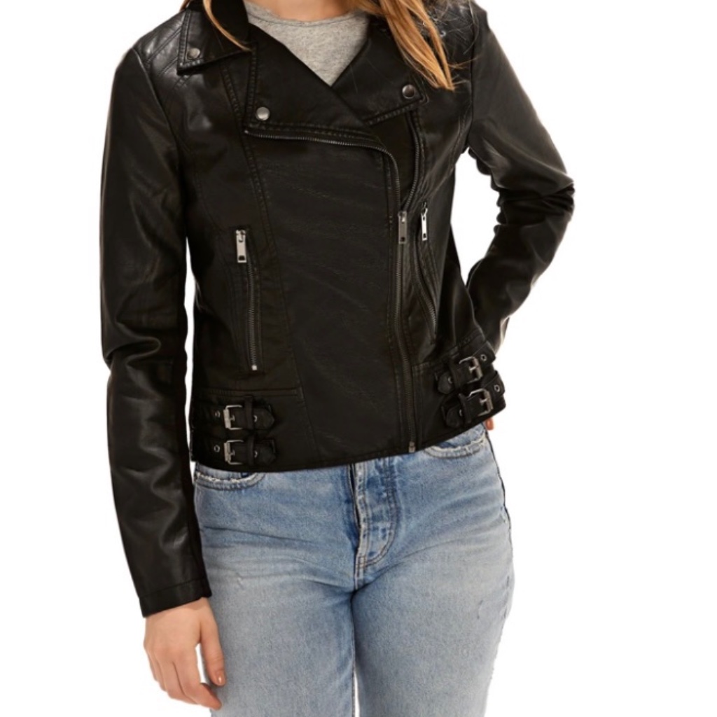 Nwt Super Soft Faux Leather Moto Jacket